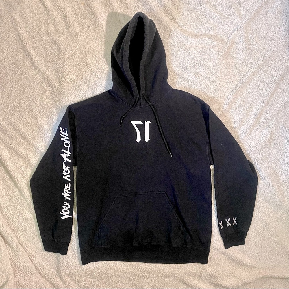 Black Hoodie Size Medium Men “XXX” 2017 Great Pre-owned Condition